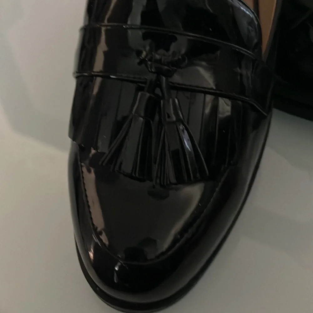 Black Patent leather Cloudwalkers size 12 wide - Picture 2 of 3